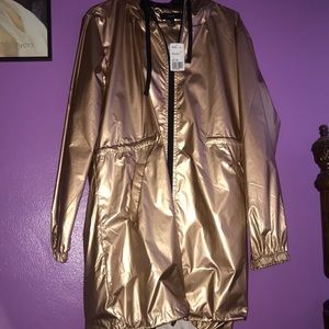 Casual Rose Gold windbreaker/raincoat